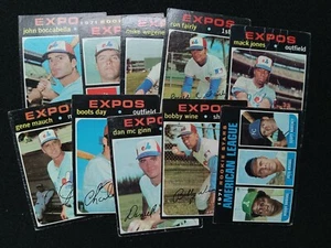 Lote de 10 tarjetas de béisbol 1971 Topps 11 ver descripción para tarjetas y estado - Imagen 1 de 2