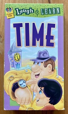 Crayon Kids - Laugh & Learn Time VHS 1991 - Educational Children’s Cartoon OOP - Image 1 of 3