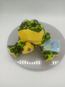 Ganz Webkinz Lil Kinz Bull Frog Plush Stuffed Toy HS114 New Sealed Unused Code - Picture 1 of 6