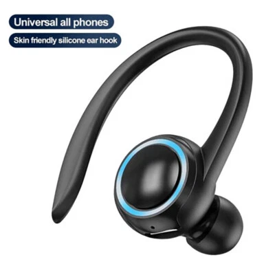 Business Earphone Bluetooth 5.2 Wireless Headphones Music Headset with Mic - Image 1 of 4