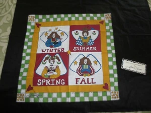 New ALMA LYNNE ANGELS OF THE SEASON Designer Cut Craft PANEL - 21" Sq. - Picture 1 of 3