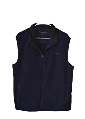 Field and Stream Mens Large Blue Fleece Vest Full Zip   - Image 1 of 4