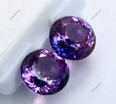 10Ct Extremely Rare Natural Tanzanite Purple Round CERTIFIED Rare Loose Gemstone - Image 1 of 4