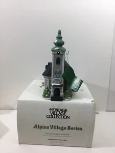 Dept 56 Collection Alpine Village Series - Alpine Church w/ light no box. - Bild 1 von 7