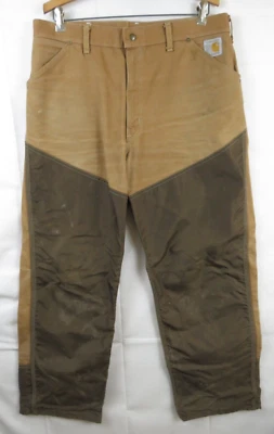 1989 100-year Carhartt USA Union Made Canvas Upland Bird Pant Hunting Work 35X30 - Image 1 of 4