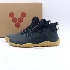 VivoBarefoot Magna FG Barefoot Hiking Boots 305080-01 Obsidian Men's Size 15/49 - Picture 1 of 10