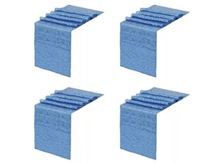 4 Blue Glitter Table Runners Measurement 12” X 72” (4 PCs.) - Picture 1 of 6