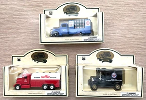 Chevron Commemorative Model Diecast Replicas Lledo - lot of three trucks NIB - Picture 1 of 14