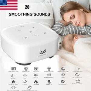 Therapy Relax White Noise Nature Sound Machine Sleep 20 Sounds Sleeping Machine - Picture 1 of 8