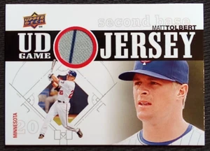 Parche de Matt Tolbert Minnesota Twins 2010 Upper Deck Game Jersey - Imagen 1 de 1