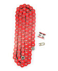 Red 530X118 O-Ring Drive Chain Motorcycle 530 Pitch 118 Links 8200# Tensile