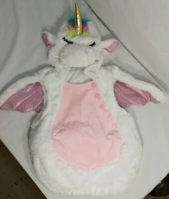 Unicorn Costume ~baby sz. 6-12 mo ~rainbow/tail/hood/sparkle wings ~New w/o tags - Image 1 of 4