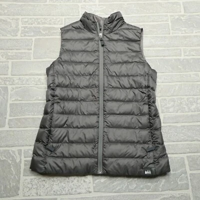 Жилет-пуховик REI Co Op молодежный подростковый размер большой (14-16) серый пуховый легкий - Изображение 1 из 4