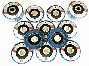 20 Goliath Industrial 4-1/2 ZOLL ZIRKONOXID FÄCHERSCHEIBEN 60ER KÖRNUNG SCHLEIFSCHEIBEN ZFD60 - Bild 1 von 3