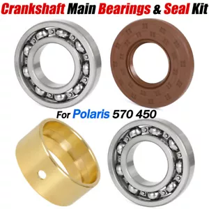 For Polaris 570 Crankshaft Main Mag Bearings & Seal Ranger RZR Sportsman ACE 570 - Picture 1 of 12