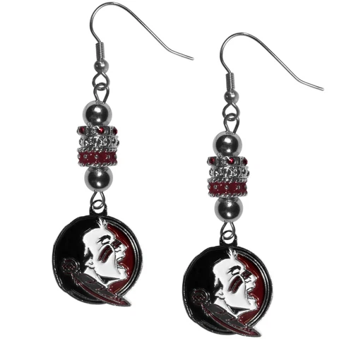 Florida St. Seminoles Euro Bead Earrings Cover