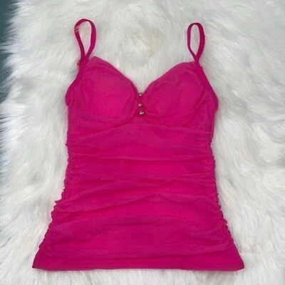 Lauren Ralph Lauren Womens Size 6  Pink Tankini Top - Image 1 of 4