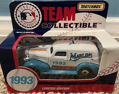 Florida Marlins 1993 Limited Edition Matchbox Car- New In Factory Sealed Box - Image 1 of 4