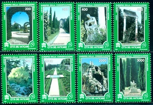 1995 Nature Conservation,Garden,Apollo,fountain,Cypress,rose,Vatican,1145,MNH - Picture 1 of 1