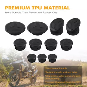 11x TPU Frame Hole Cover Cap Plugs Set For BMW R1250GS / ADV Adventure 2018-2023 - Picture 1 of 9
