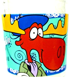 The Adventures Of Rocky And Bullwinkle Bama Jelly Glass #1 Bullwinkle 1991 Mint - Bild 1 von 4