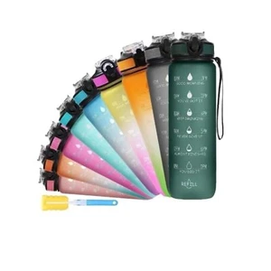 YSAMAX Water Bottle With Straw, Reusable BPA Free Sports Water Bottle, Leakproof - Picture 1 of 5