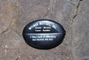 1960s Witmer Motors Lincoln Mercury Comet Rambler Dealership Promotional Purse - Picture 1 of 3