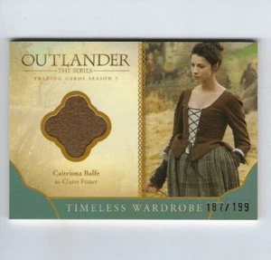 Cryptozoic Outlander season 5 costume card M35 Claire Fraser 187/199 BLUE - Picture 1 of 1