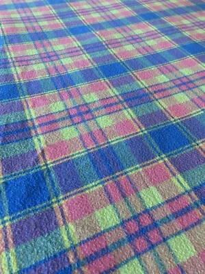 Шерстяной плед Brun de Vian Tiran BVT 51x58 Франция в клетку красивые цвета 1 из 2 - Изображение 1 из 4