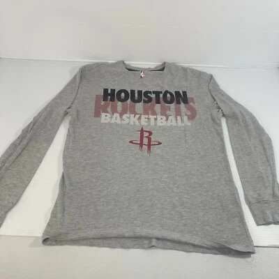 UNK Mens Grey  NBA Houston Rockets Long Sleeve Tee Size Small - Image 1 of 4