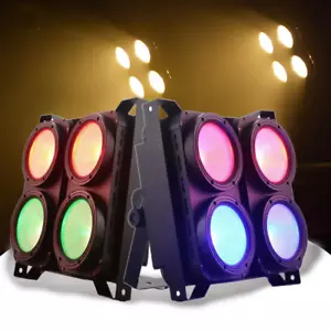 2pcs 4*100W 4EYE DMX COB LED Blinder Audience Stage Par Light For Theater Studio - Picture 1 of 7