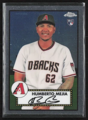 2021 Topps Chrome Platinum Base Humberto Mejia Arizona Diamondbacks #136 - Image 1 of 2