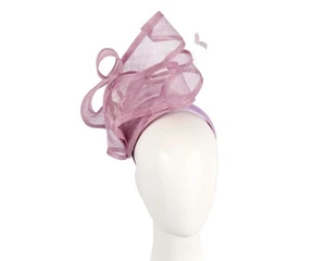 Fascinador Sinamay de diseñador lila de Max Alexander 100 % AU empresa familiar - Imagen 1 de 3