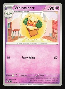 Whimsicott 035/091 Regular Near Mint Pokemon TCG S&V Paldean Fates PAF - Picture 1 of 1