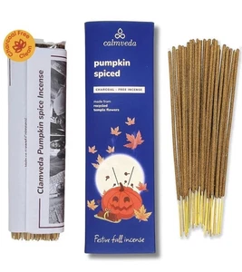 Calmveda Winter Pumpkin Spice Räucherstäbchen - 80 Stäbchen ohne Kohle - Bild 1 von 4