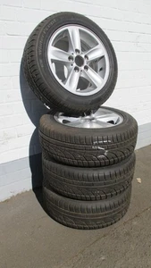 4x original BMW 1er Alufelgen 7x16 Kompletträder Winterreifen 205/55R16 HANKOOK - Bild 1 von 5