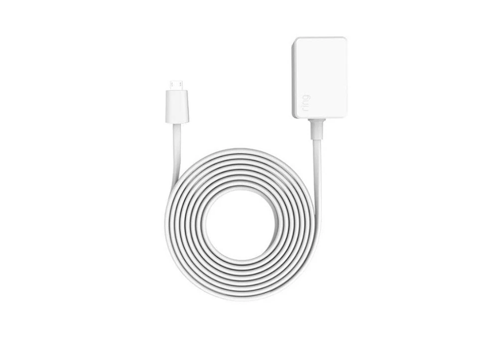 Brand new Ring 10ft Power Adapter for Ring Indoor Cam (1st Gen), White - Image 1 of 1