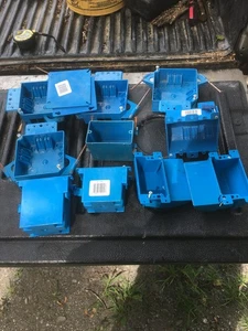 Cajas eléctricas 1-Gang, 2-Gang cajas eléctricas, Variedad de 10 Piezas - Imagen 1 de 3