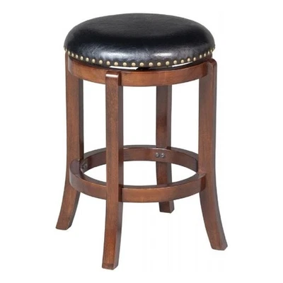 Cordova Counter Height Swivel Stool, 24-Inch, Cappuccino - Image 1 of 4