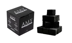 AMY Deluxe Shisha Naturkohle 5 x 1 Kg Coconut Kohle Shishakohle Premium 26 mm - Bild 1 von 2