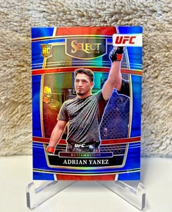 2022 Panini Select UFC - Adrian Yanez Blue Prizm Rookie Concourse - #59 - Picture 1 of 2