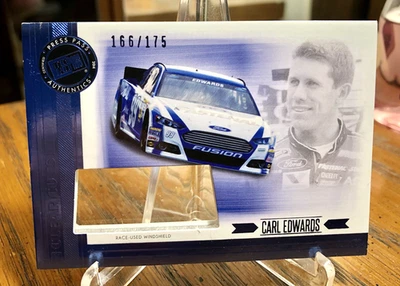 Carl Edwards 2014 Press Pass Racing Clear Cuts Race-Used Windshield Relic /175 - Image 1 of 3