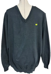 Masters Collection Pullover Pimabaumwolle blau V-Ausschnitt Gr. 3XL Grube zu Grube 36” L 31” - Bild 1 von 12