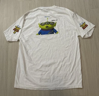 Vtg Y2K Toy Story 3D ‘Alien’ Industrial Light & Magic Crew Shirt XL Disney Pixar - Image 1 of 4