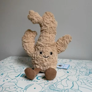 Jellycat Amuseables Ginger NWT Plush Small Food Collection - Picture 1 of 13
