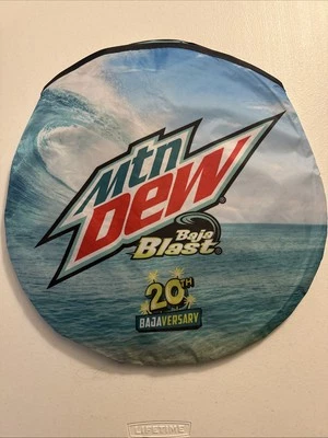 Mountain Dew Baja Blast 20th Bajaversary Windshield Shade Mtn Dew 2024 Limited - Image 1 of 4