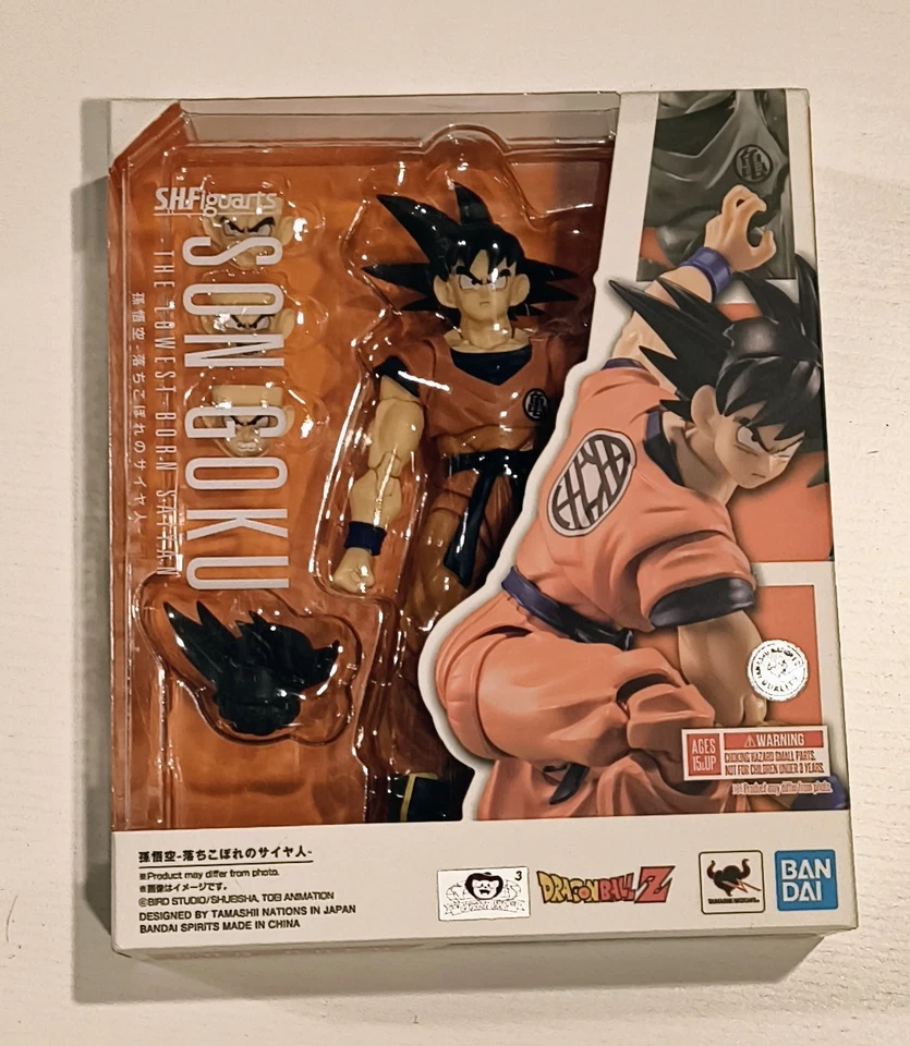 Boneco de ação S.H Figuarts Dragon Ball Z: Son Goku The Lowest Born Saiyajin (EUA) - Imagem 1 de 1