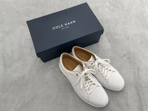 Cole Haan GrandPro Tennis Shoes Women’s 8.5B Optic White Leather Sneakers - Picture 1 of 15