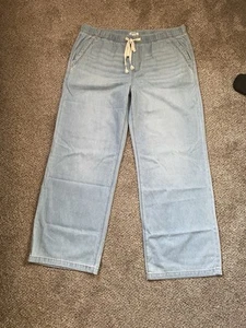 New With Tags: XXL Roxy Sunset Dream Faux Denim Casual Pants (Womens 14) - Bild 1 von 3