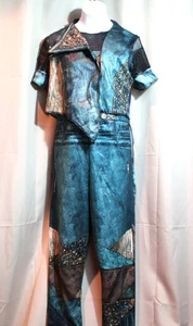 Disney Descendants 3 UMA Halloween Kostüm blau grün Overall & Jacke XL 14 16 - Bild 1 von 5